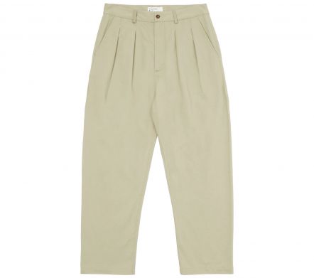 DOUBLE PLEAT PANT TWILL