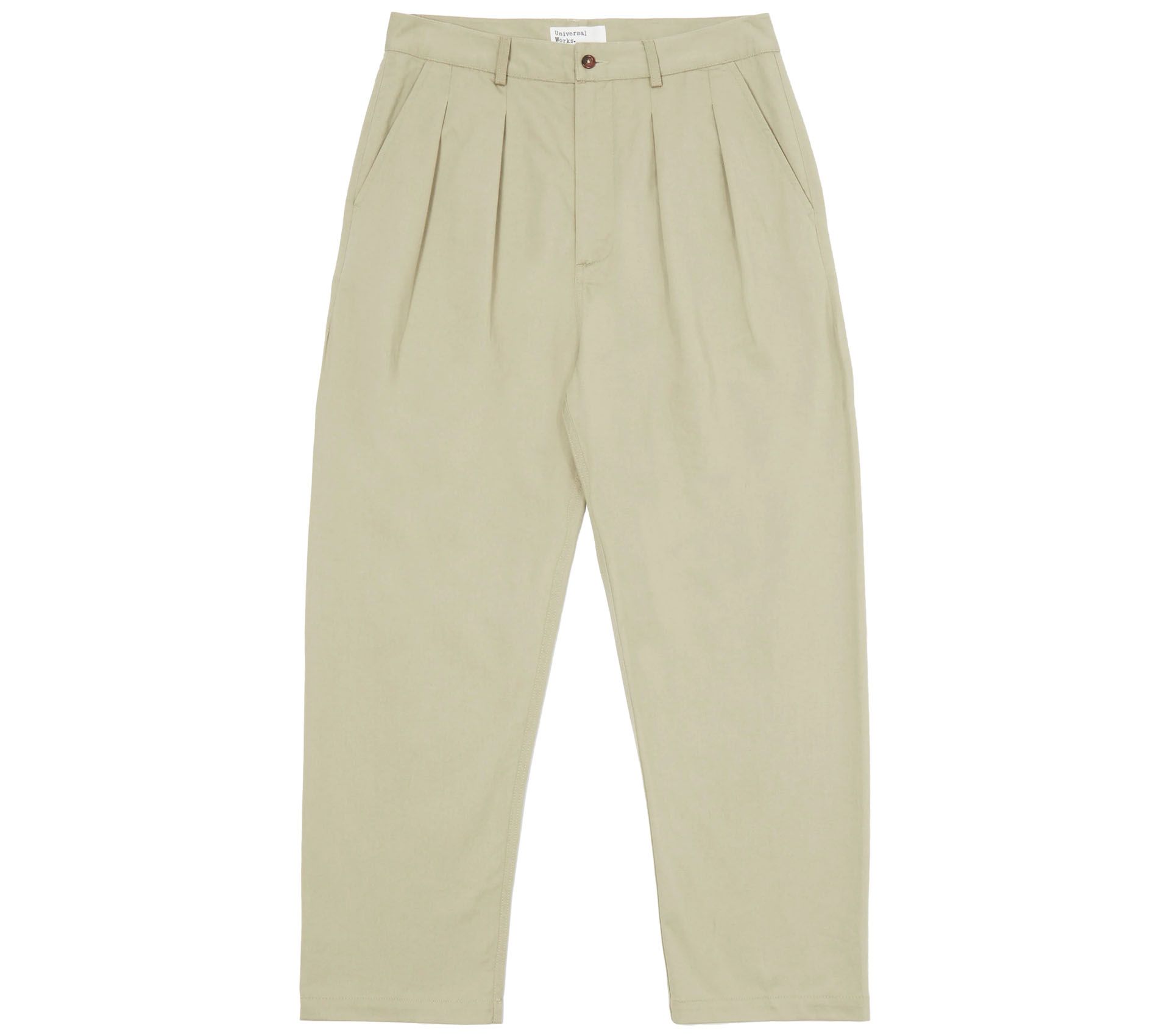 DOUBLE PLEAT PANT TWILL