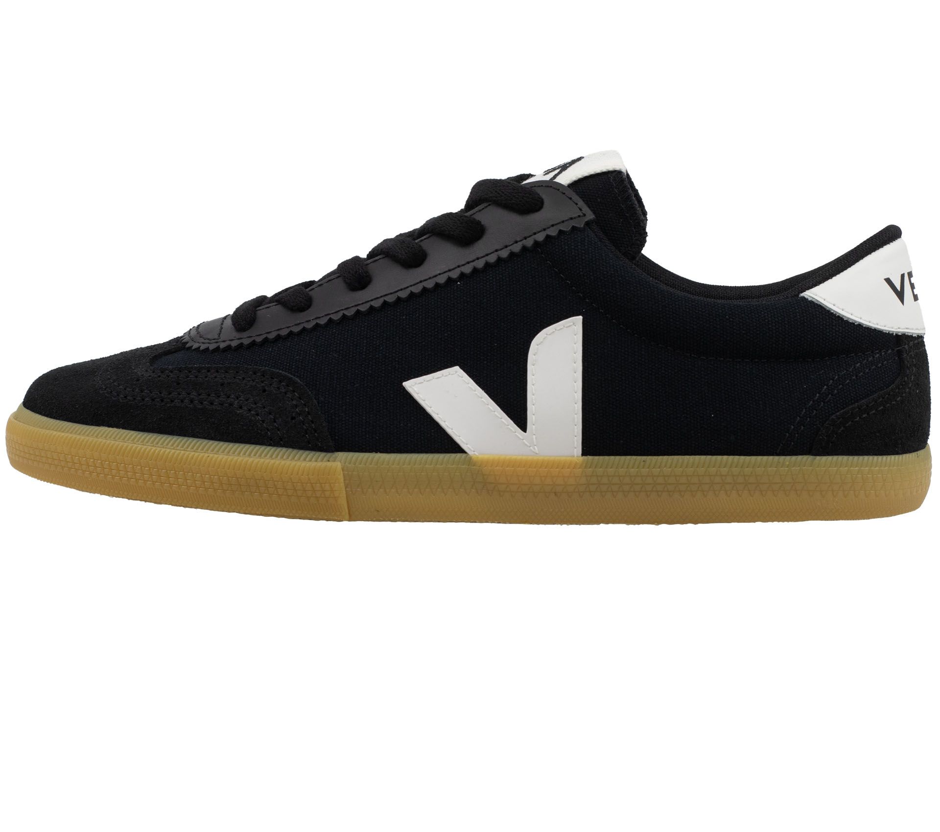 Image #1 of VOLLEY CANVAS BLACK WHITE NATURAL