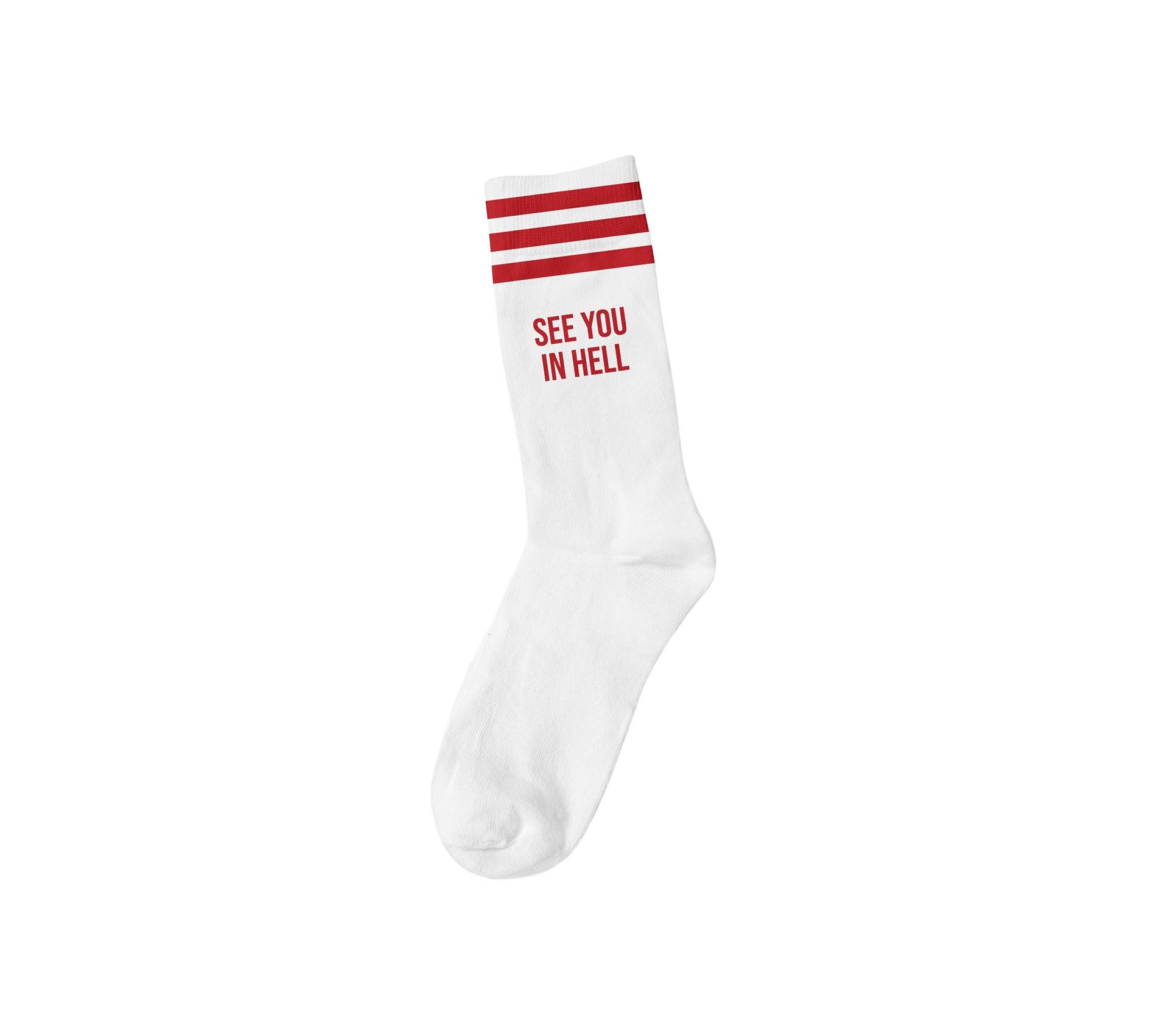 Image #0 of SEE YOU IN HELL SOCKS