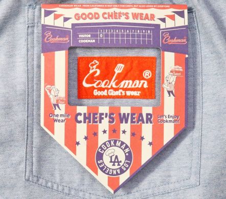 CHEF PANTS SEMIWIDE PHILLY HEATHER BLUE
