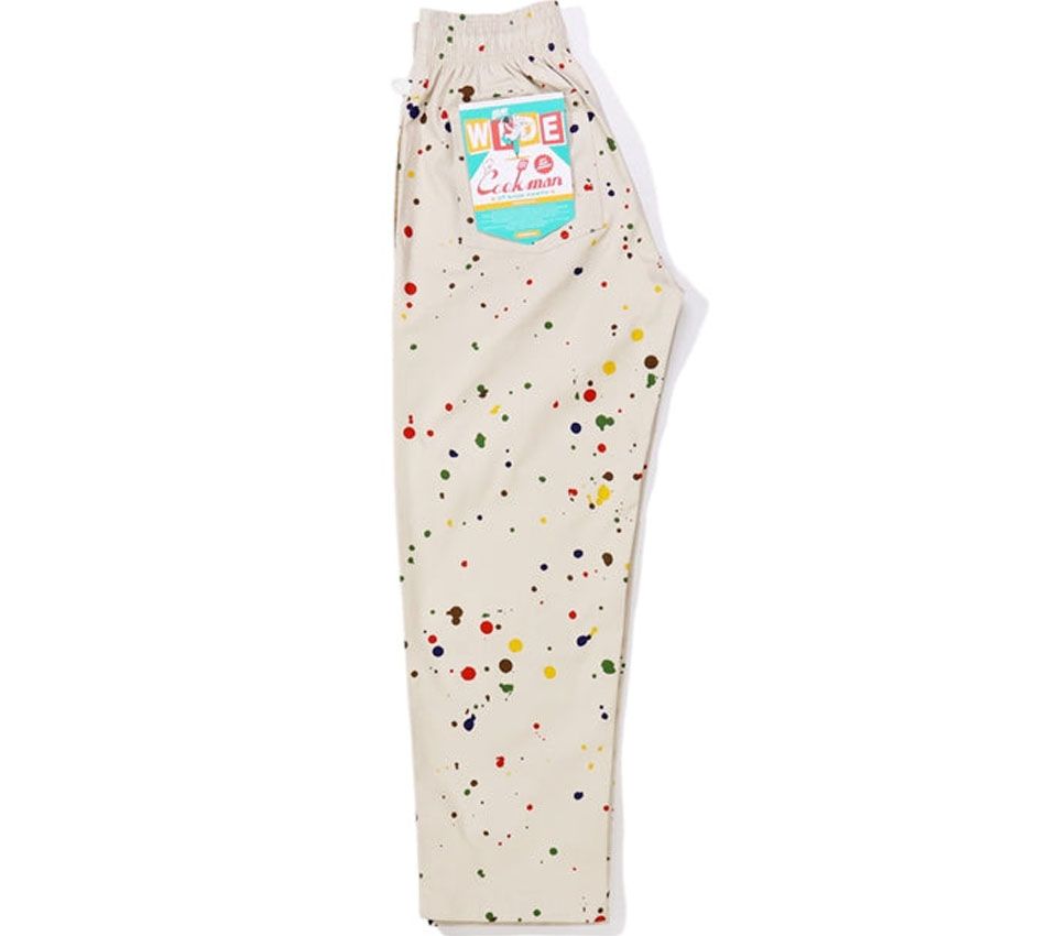 Image #1 of CHEF PANT SEMIWIDE SAUCE SPLASH BEIGE