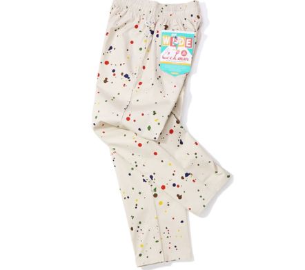 CHEF PANT SEMIWIDE SAUCE SPLASH BEIGE