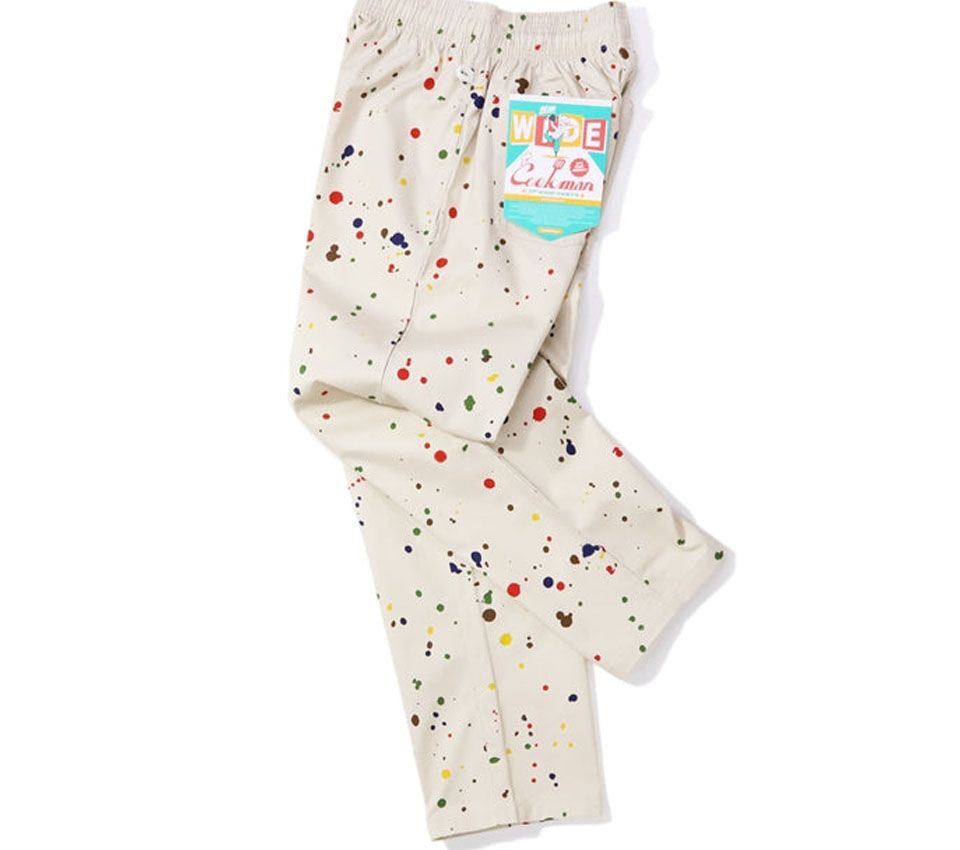 Image #2 of CHEF PANT SEMIWIDE SAUCE SPLASH BEIGE
