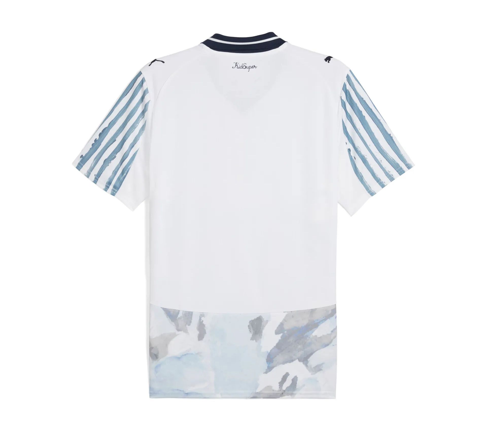 Image #1 of KIDSUPER x MONTERREY JERSEY WHITE BLUE