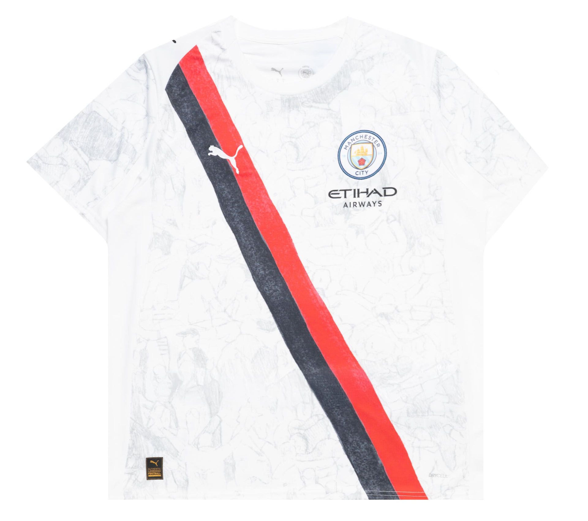 KIDSUPER x MANCHESTER CITY JERSEY WHITE