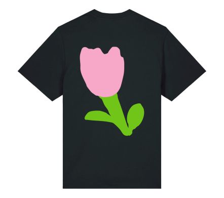 LOUIS GRANET TULIPE TEE BLACK