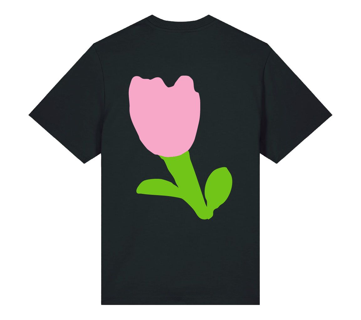 LOUIS GRANET TULIPE TEE BLACK