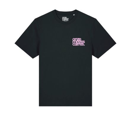 LEOPARD FLOWER TEE BLACK