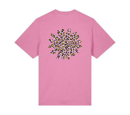 LEOPARD FLOWER TEE PINK