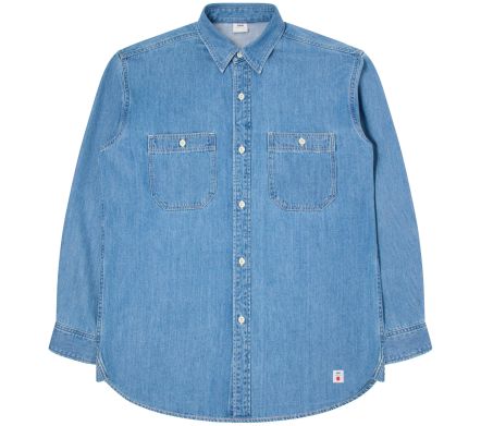 WORK SHIRT LS BLUE LIGHT USED