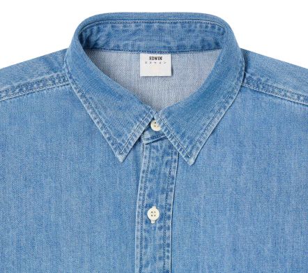 WORK SHIRT LS BLUE LIGHT USED