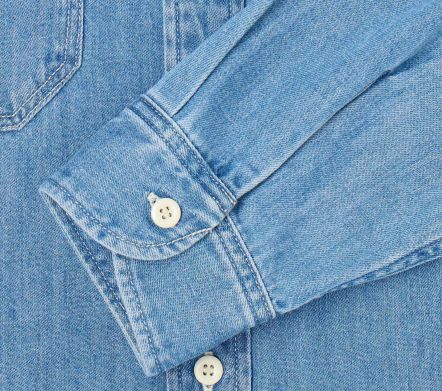 WORK SHIRT LS BLUE LIGHT USED