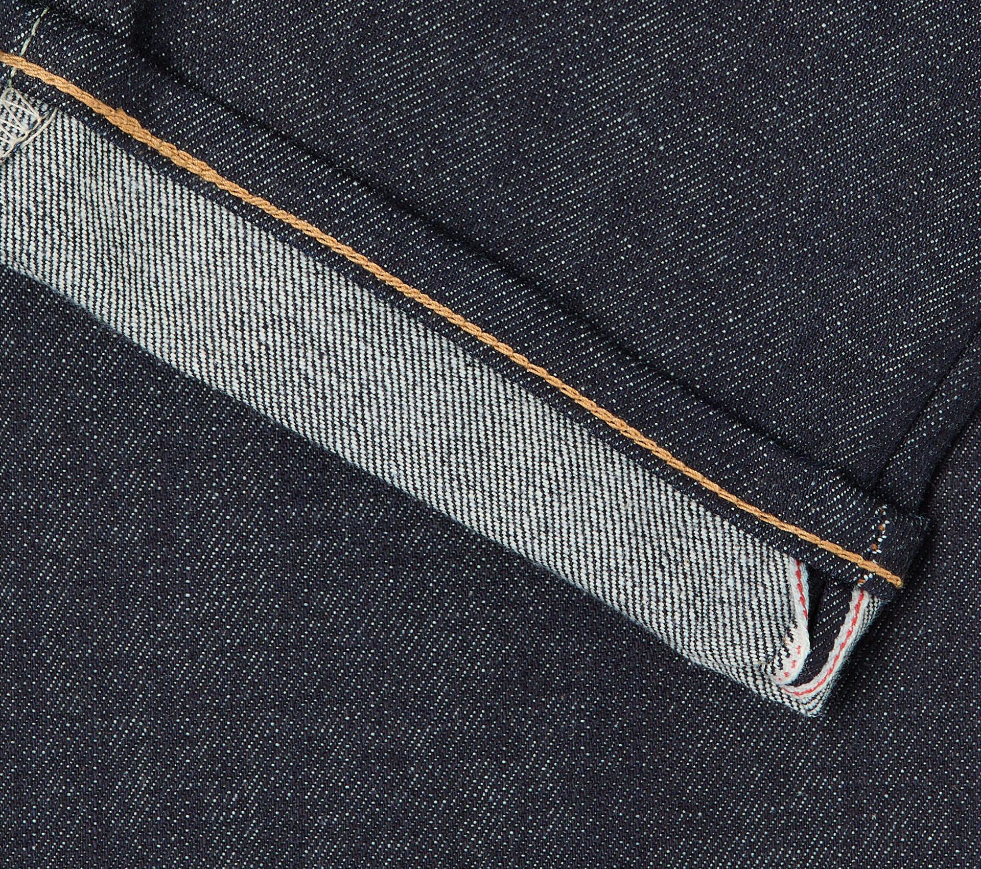 Image #3 of REGULAR TAPERED KURABO JEANS BLUE UNWASHED