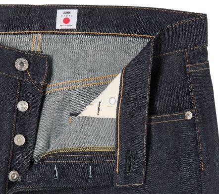 REGULAR TAPERED KURABO JEANS BLUE UNWASHED