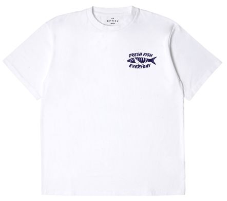 MONSIEUR SAKANA TS SINGLE JERSEY WHITE