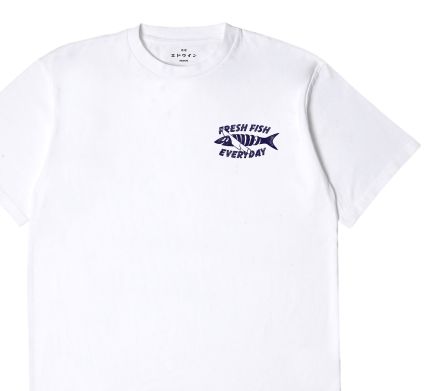 MONSIEUR SAKANA TS SINGLE JERSEY WHITE