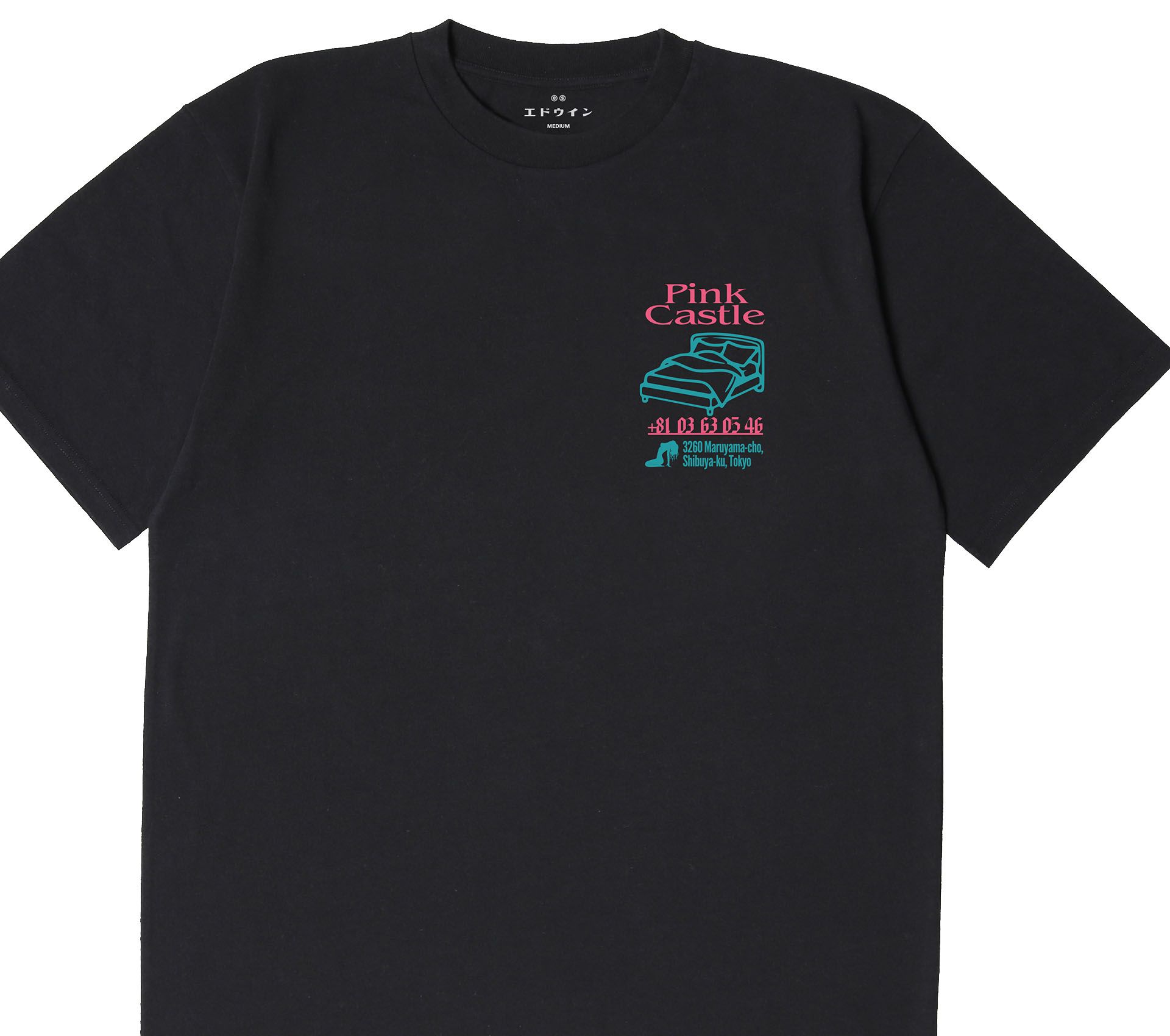 Image #3 of PINK CASTLE TS SINGLE JERSEY BLACK GARMENT WASHED