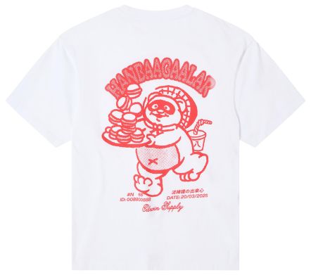 TANUKI TS SINGLE JERSEY WHITE