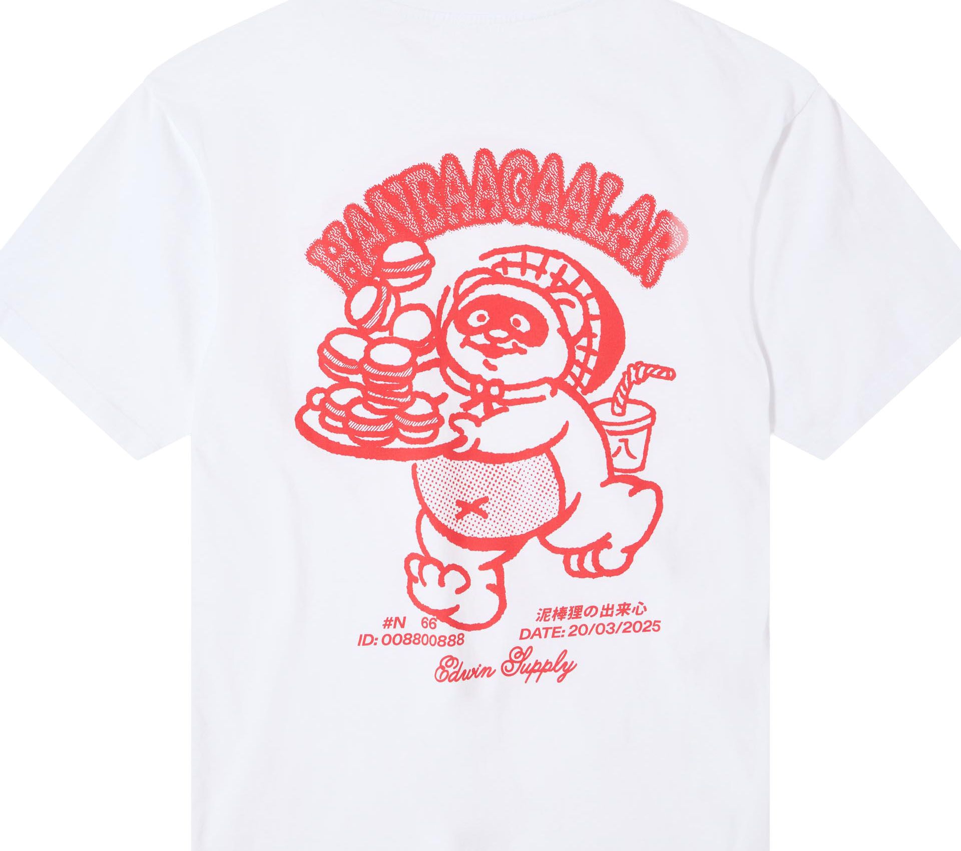 Image #2 of TANUKI TS SINGLE JERSEY WHITE