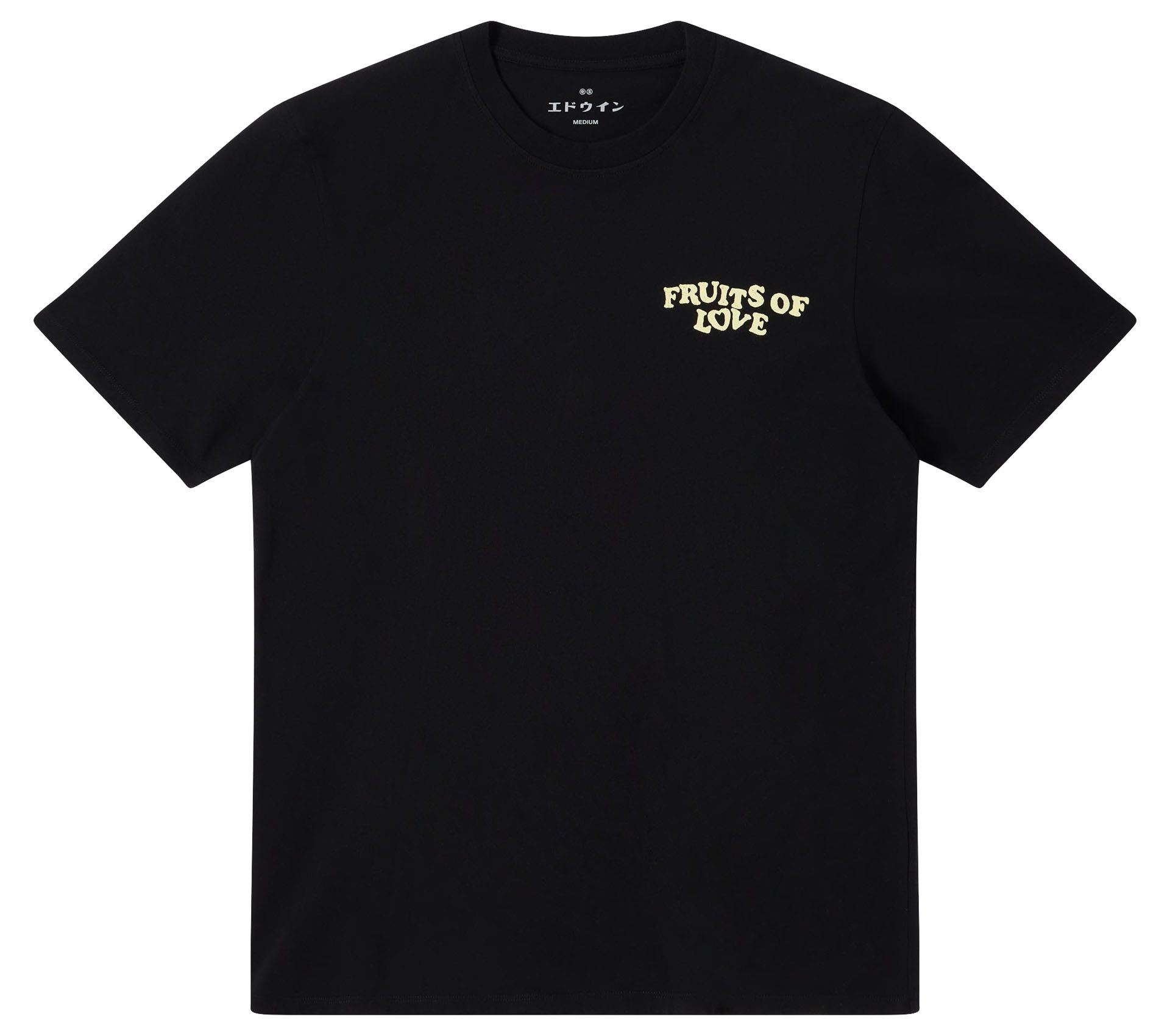 Image #0 of FRUITS OF LOVE TS SINGLE JERSEY BLACK