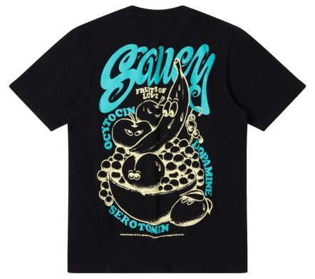 FRUITS OF LOVE TS SINGLE JERSEY BLACK
