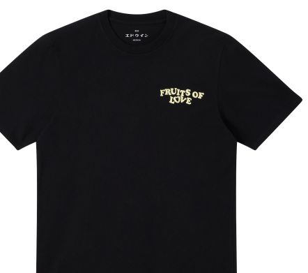 FRUITS OF LOVE TS SINGLE JERSEY BLACK