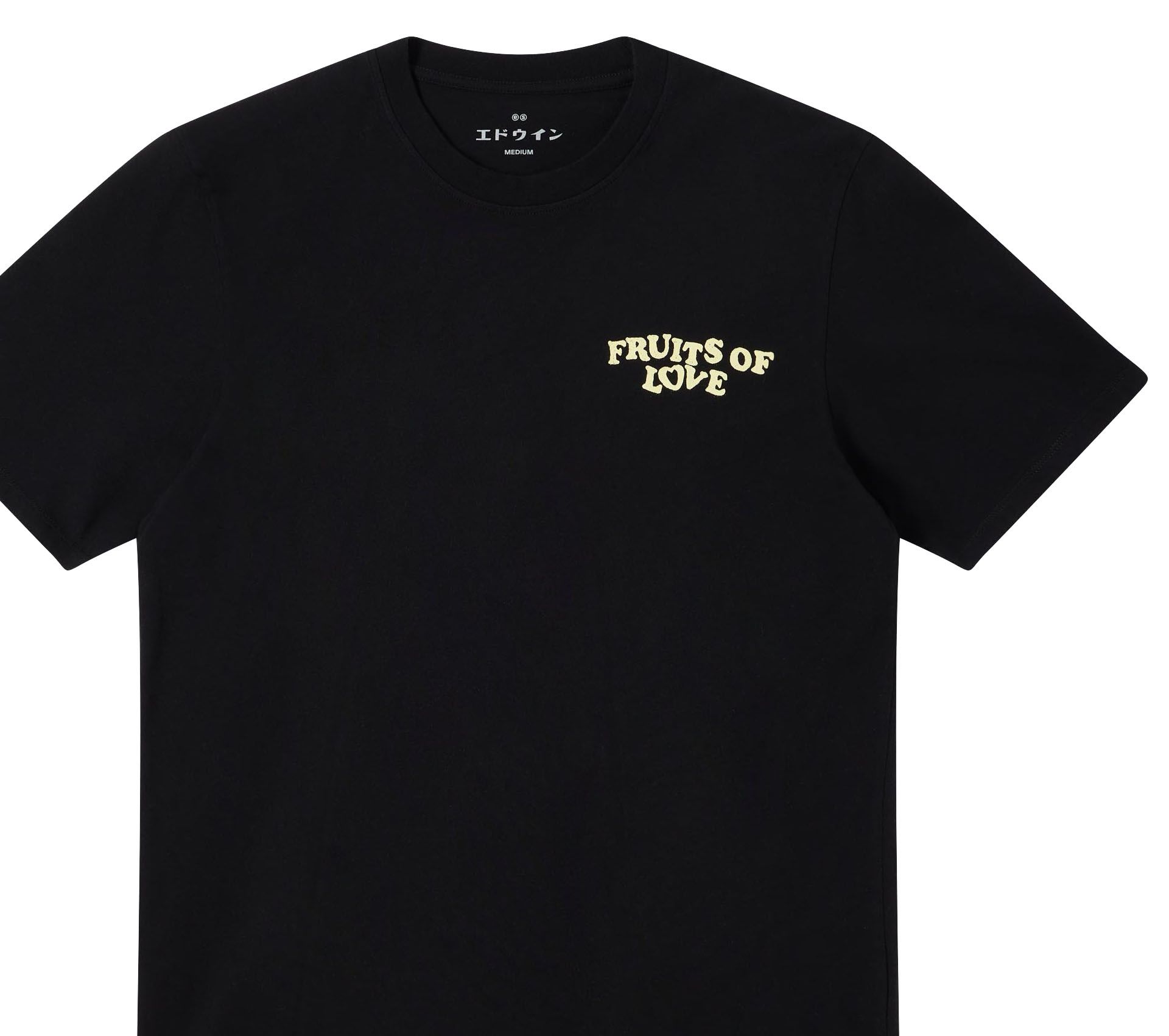 Image #3 of FRUITS OF LOVE TS SINGLE JERSEY BLACK
