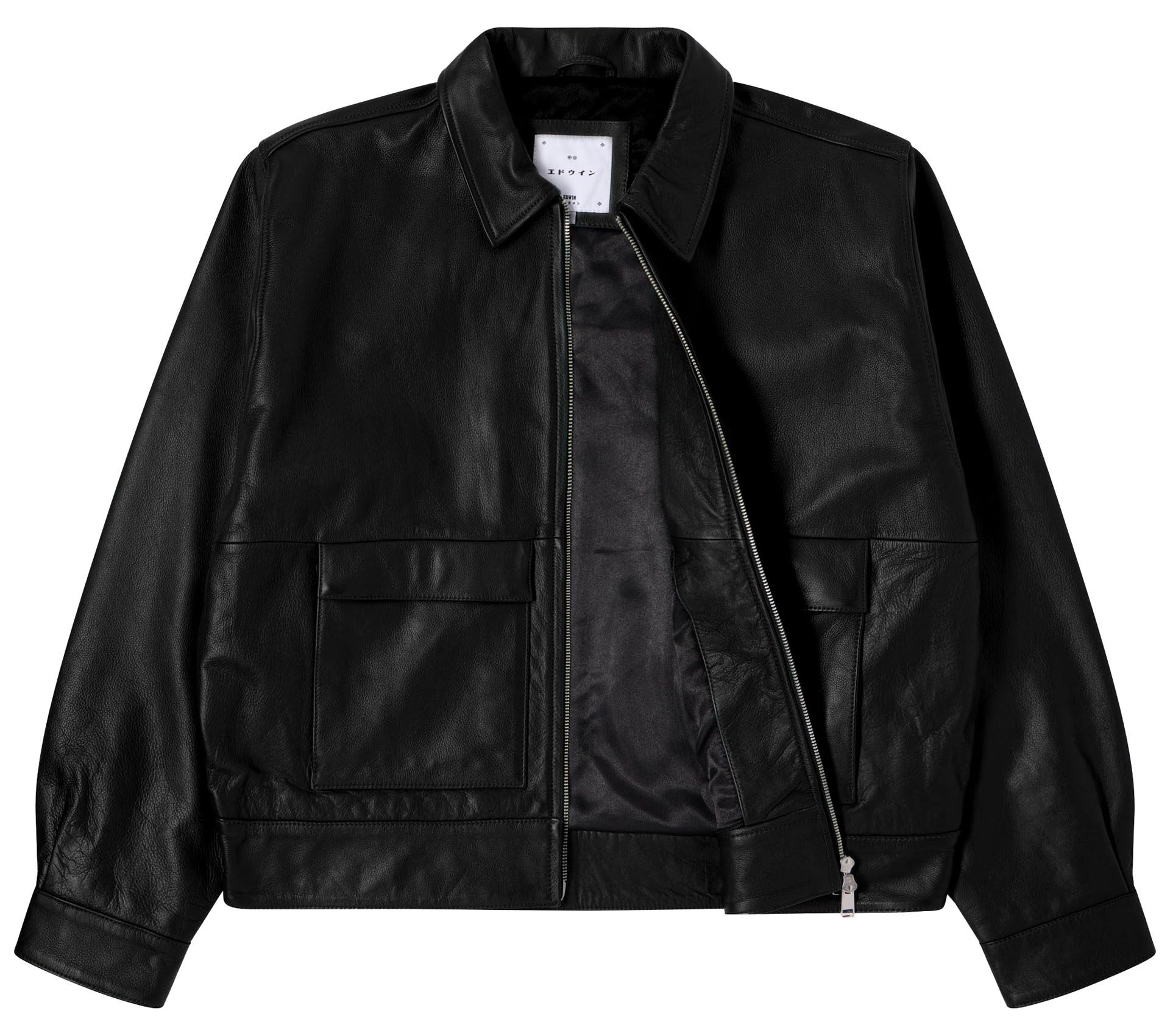 Image #0 of DOGMA JACKET LEATHER BLACK