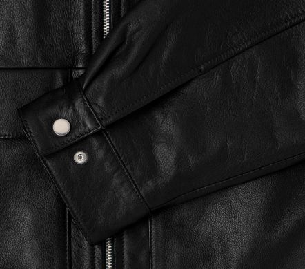 DOGMA JACKET LEATHER BLACK