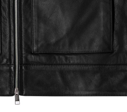 DOGMA JACKET LEATHER BLACK