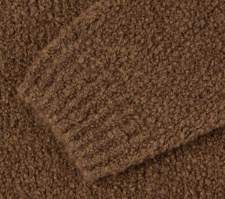 DUN TEXTURED SWEATER KNIT TAUPE