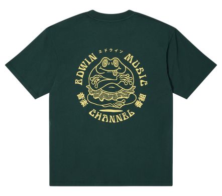 Edwin Music Channel SS Tee Green Gables Garment