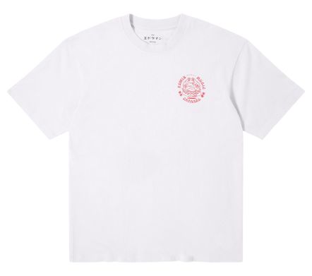 EDWIN MUSIC CHANNEL SS WHITE RED GARMENT