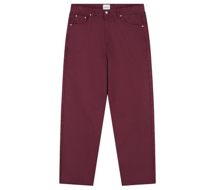 Back Pocket Graphic Pants Bordeaux