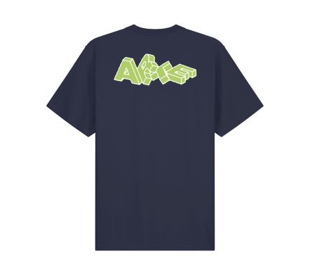 Blocks Print T-Shirt Navy