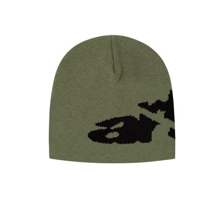 RIPPED ARTE SIDE BEANIE GREEN