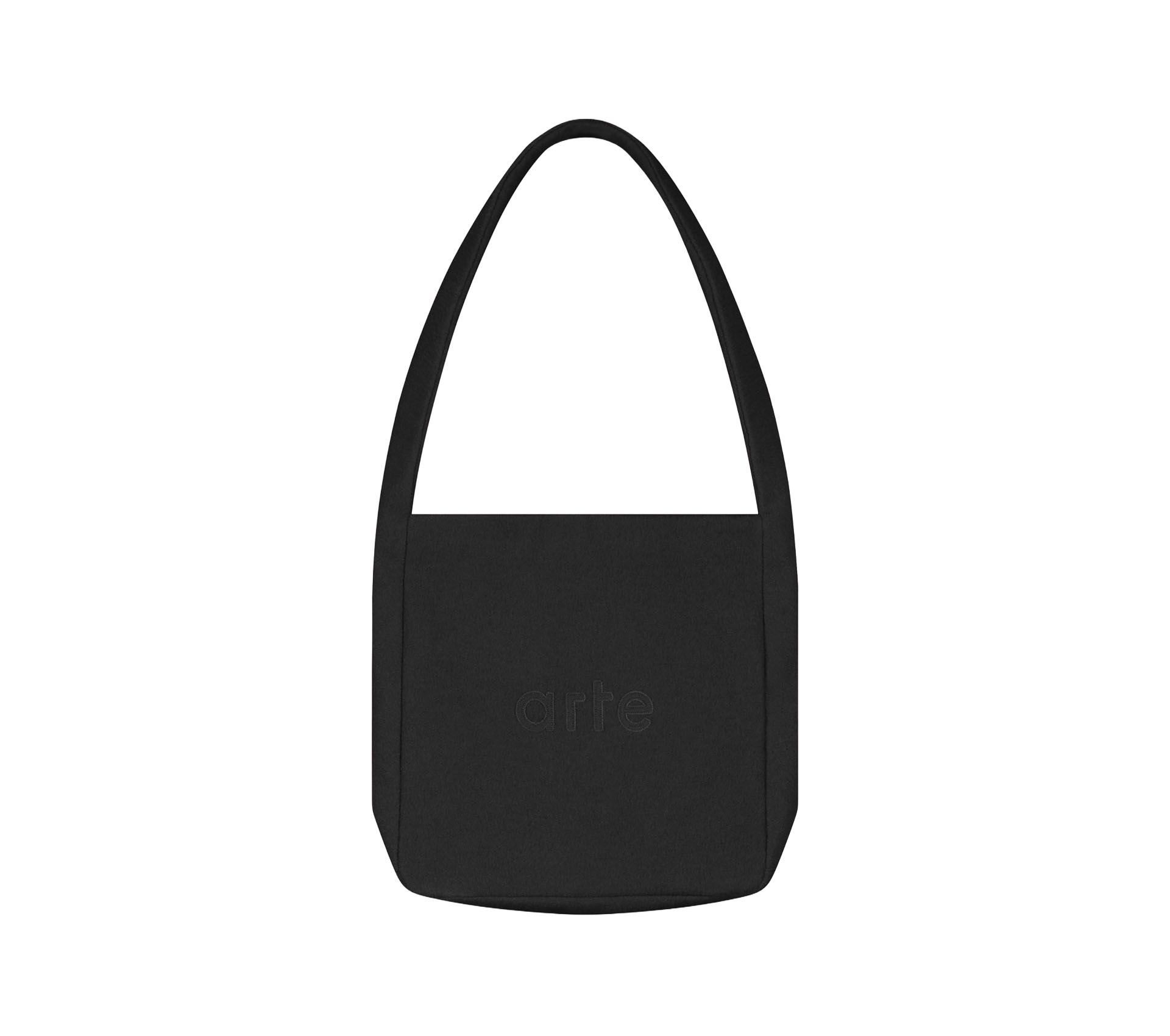 Image #0 of Boiled Wool Bag Black