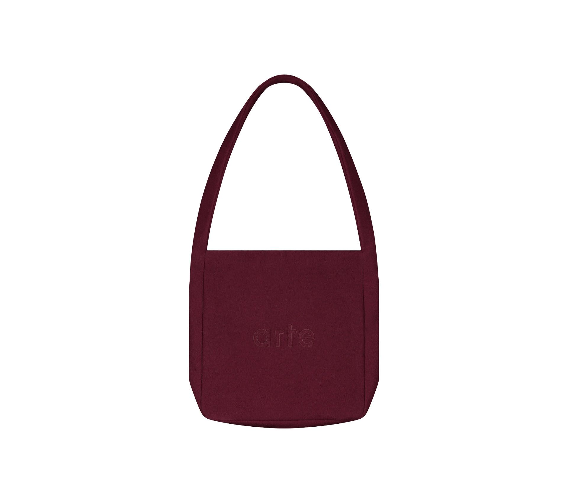 Image #0 of Boiled Wool Bag Bordeaux
