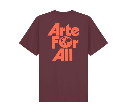 Arte For All T-Shirt Bordeaux
