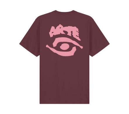 Eye Print T-Shirt Bordeaux