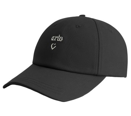 HEART LOGO CAP BLACK