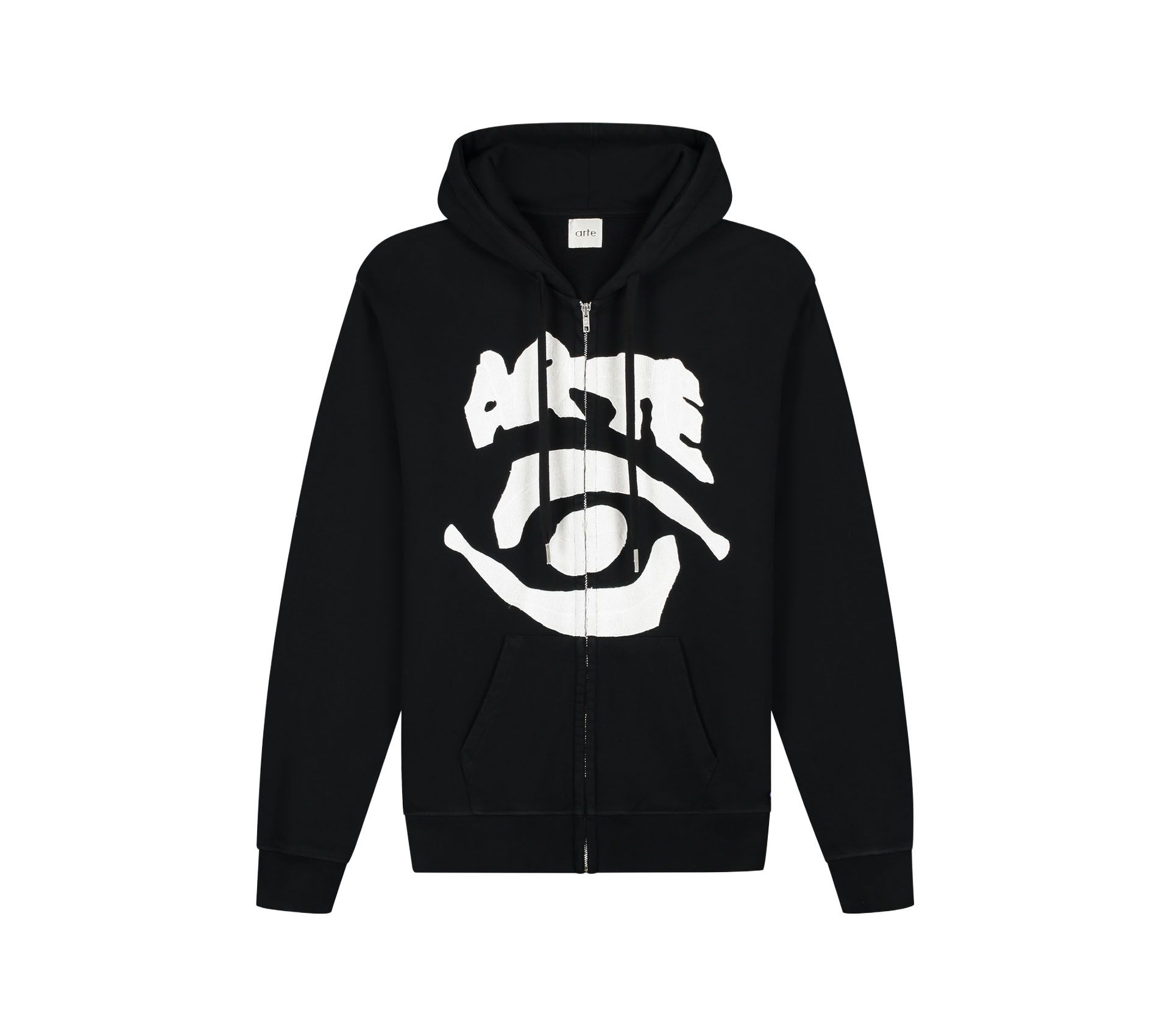 Image #0 of Eye Front Zip Hoodie Black