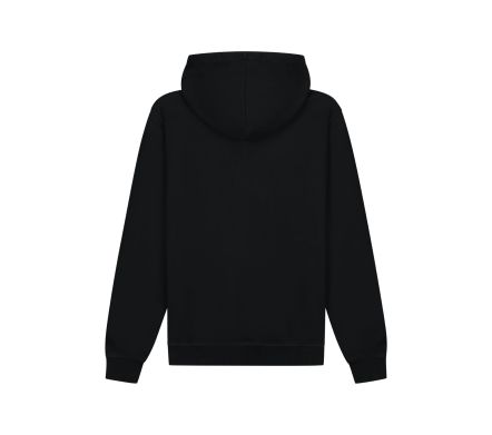 Eye Front Zip Hoodie Black