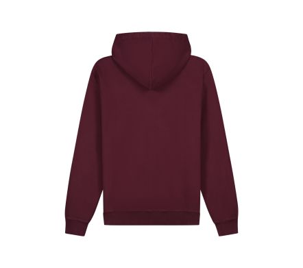 Eye Front Zip Hoodie Bordeaux