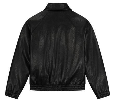 BASIC LEATHER JACKET BLACK