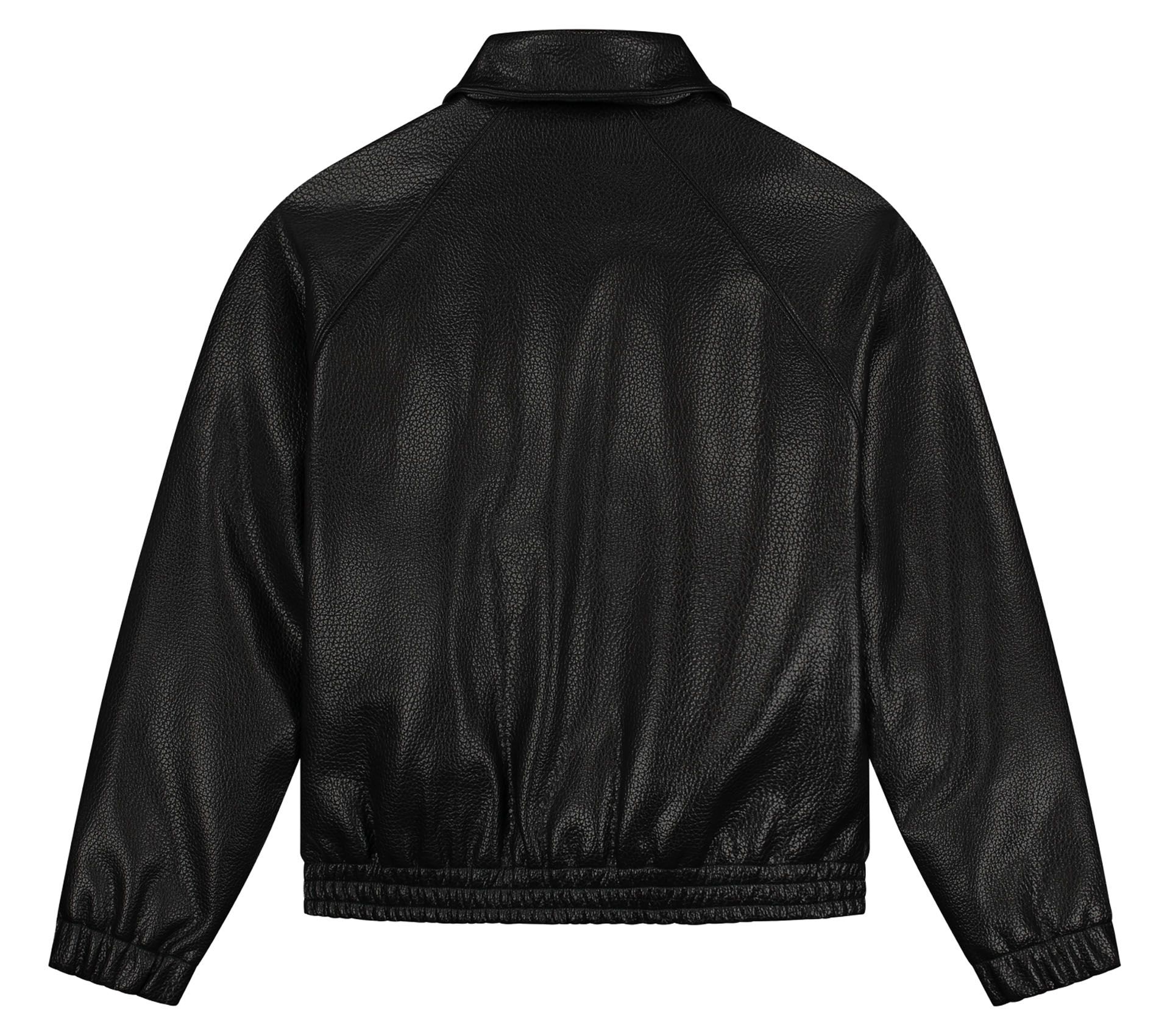 Image #1 of Basic Leather Jacket Black