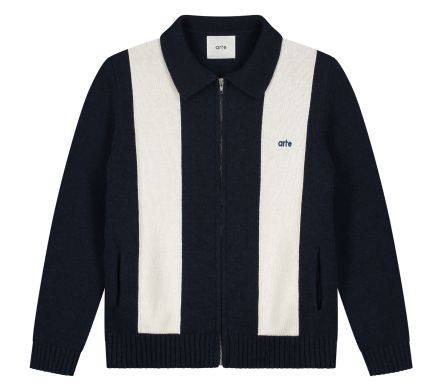 Cardigan Blue / White
