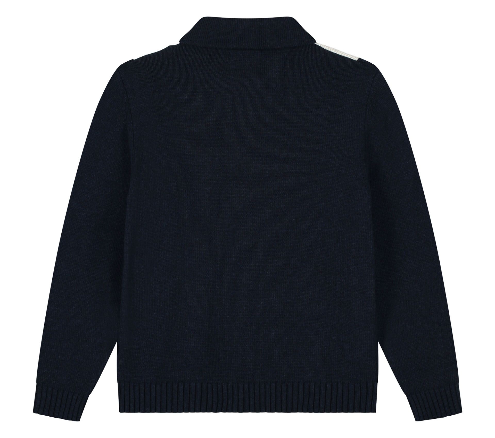Image #1 of Cardigan Blue / White