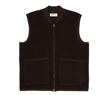 ZIP WAISTCOAT WOOL FLEECE...